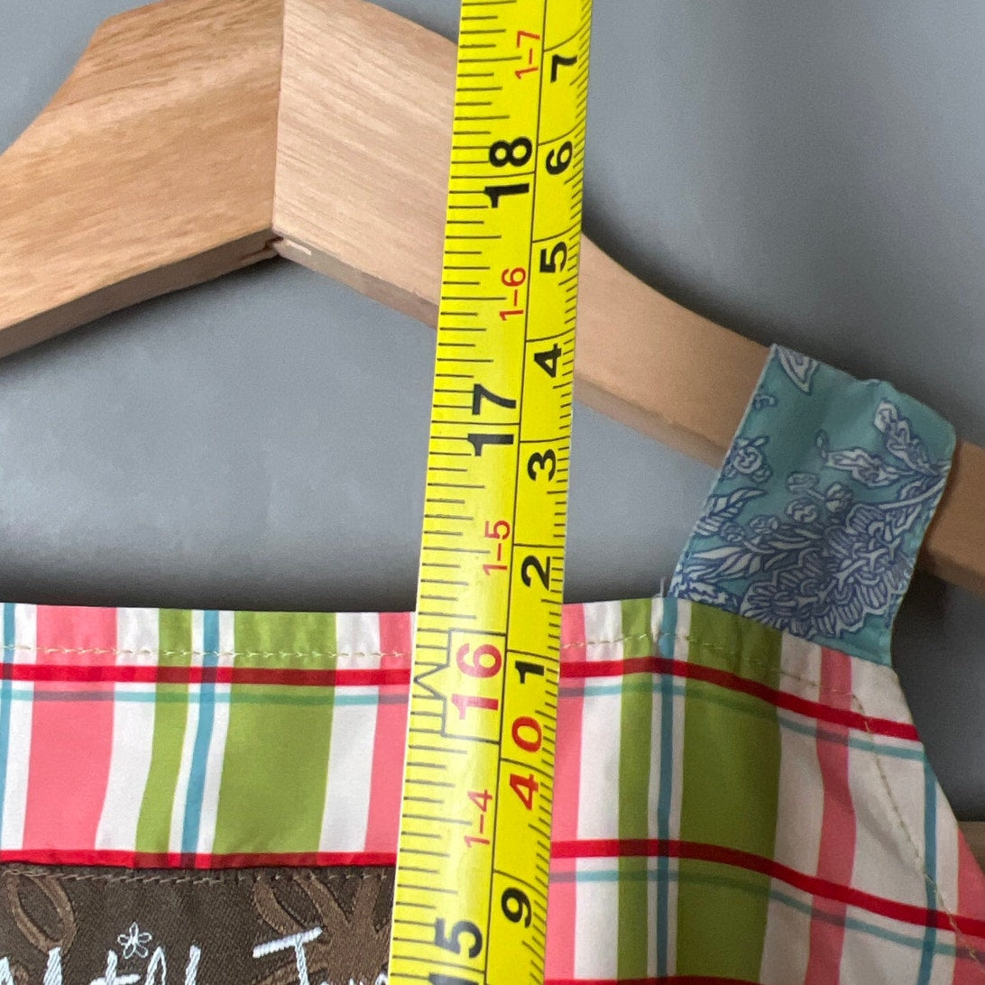 Matilda Jane Size 2 Girl Sun Dress Apron Fox Holiday