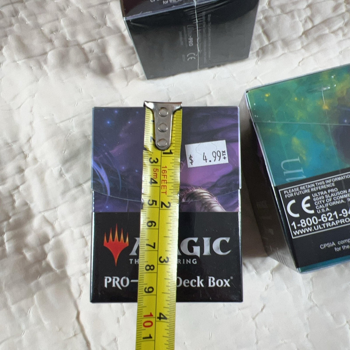 Ultra PRO Magic The Gathering PRO-100+ Deck Box Sealed Lot Of 3 Multicolor New