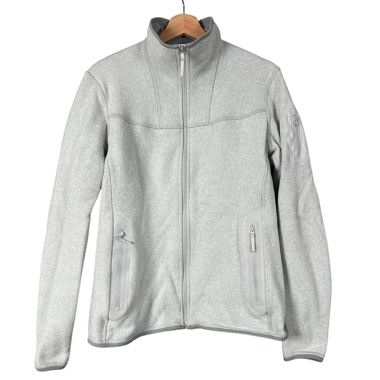 Arc'teryx Covert Light Gray Cardigan Women’s Large
