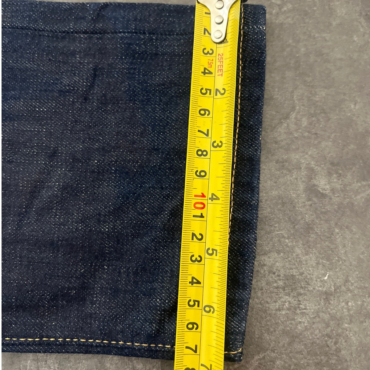 Asphalte Size 30 Men Denim Jeans Raw Selvedge Made In Italy