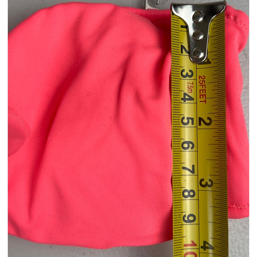 Victoria Secret Bikini Top Pink Strapless Bow Swimwear *Dimensions In picture*