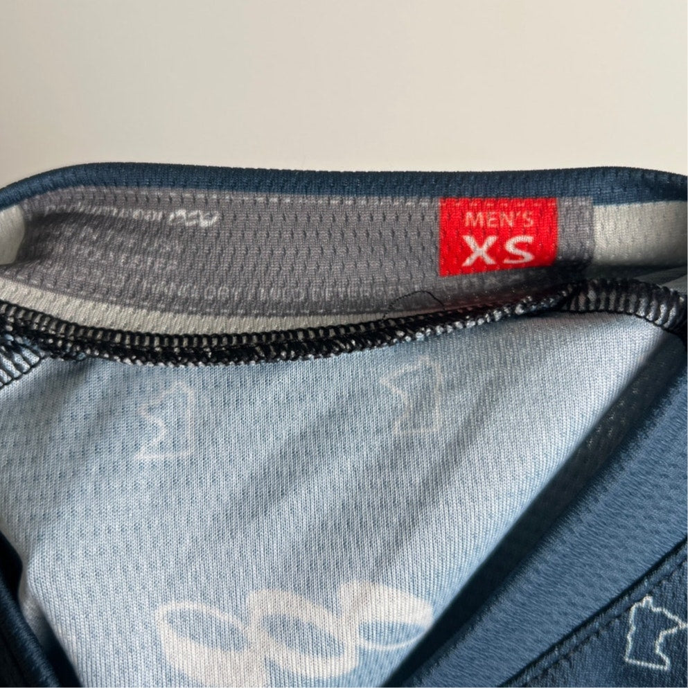 Podiumwear Men's XS Blue Cycling Jersey