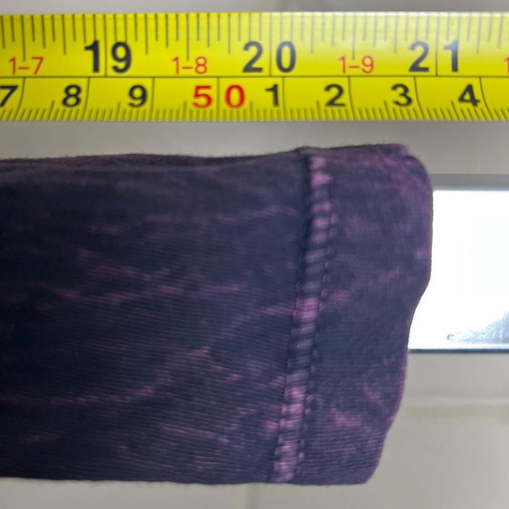 Ragzzz Women Butterfly Grunge Graphic Long Sleeve Purple