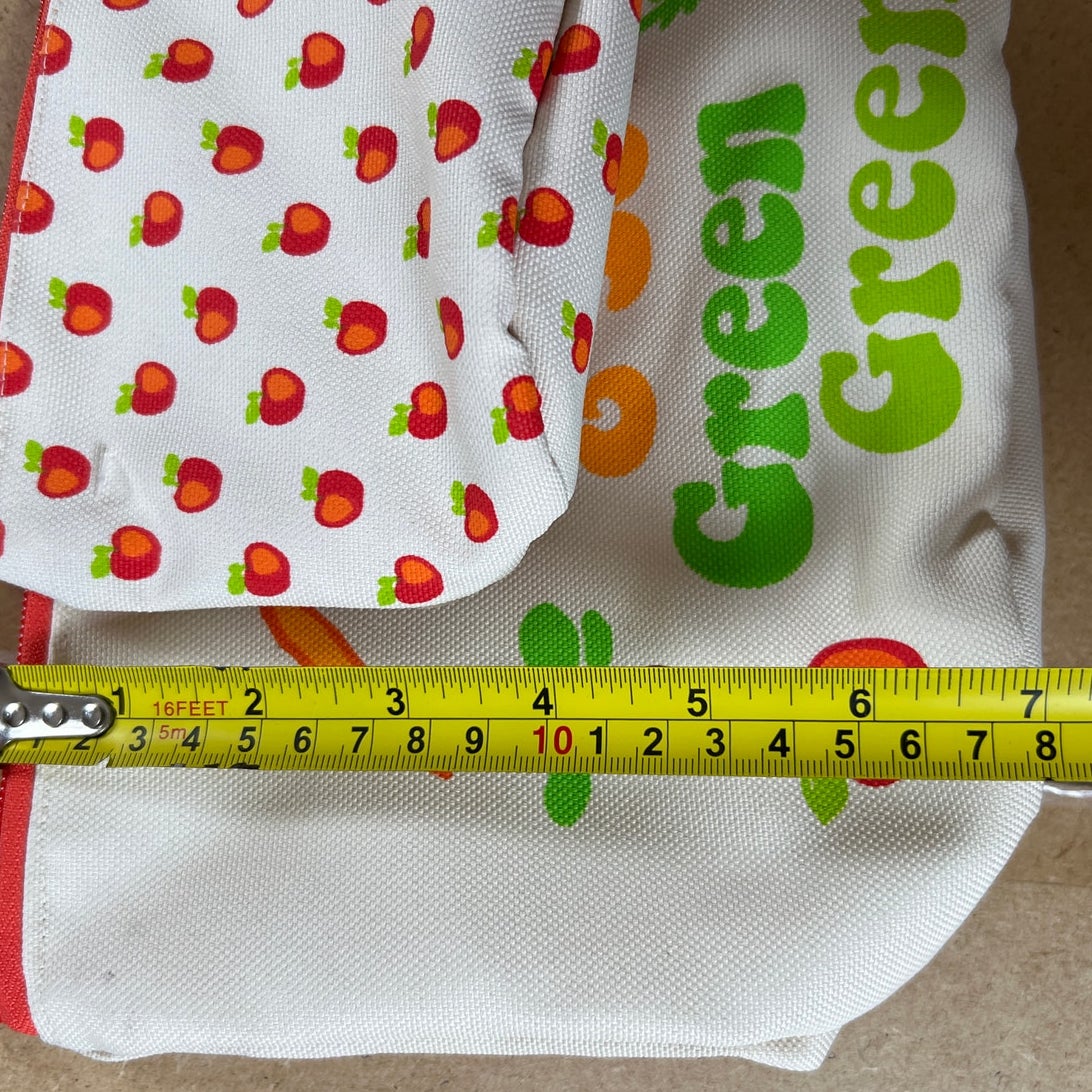 NWT Crane "So Fresh & So Green Green Small Makeup Bag