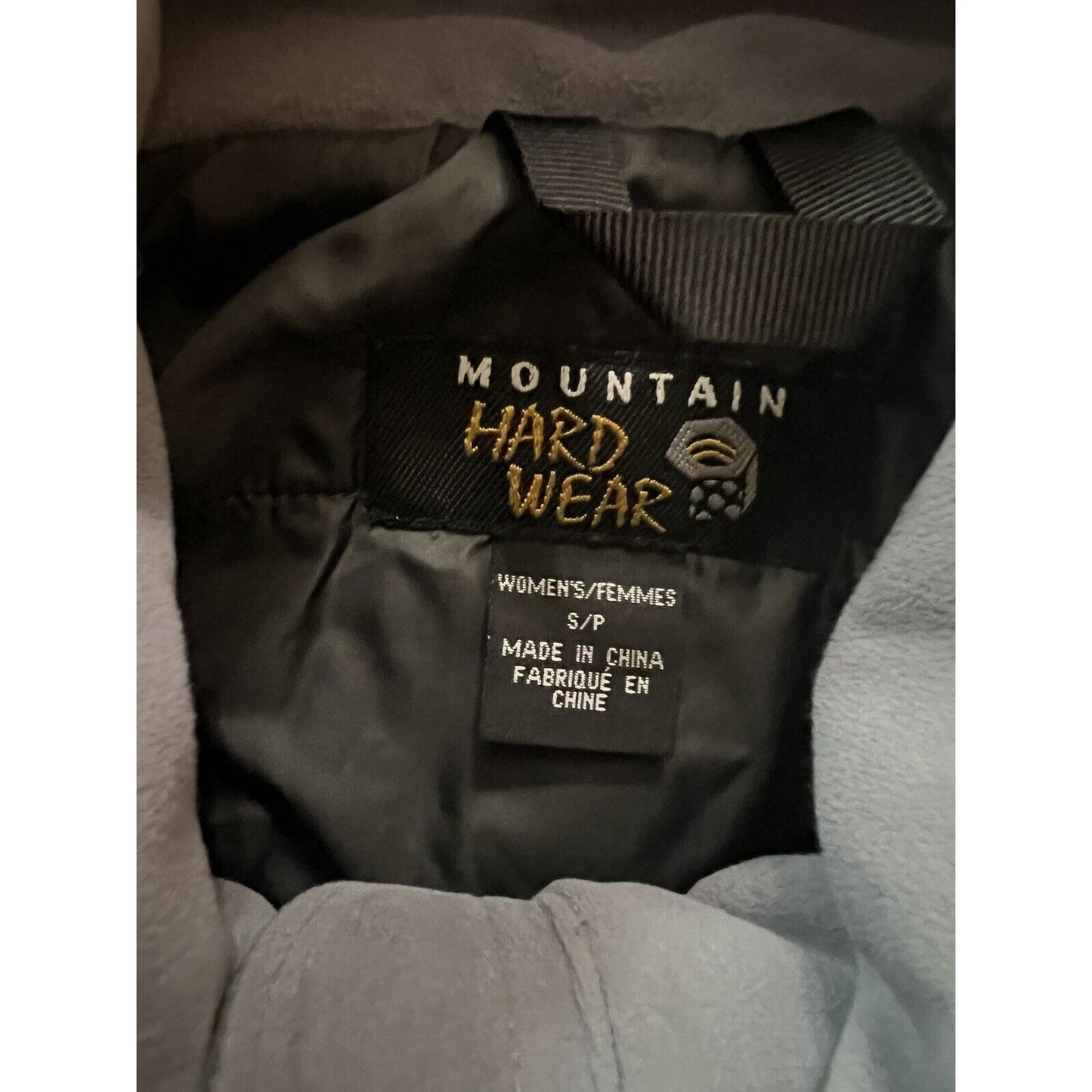 Womens MOUNTAIN HARDWEAR Green Full Zip Softshell Primaloft Insulated Jacket S