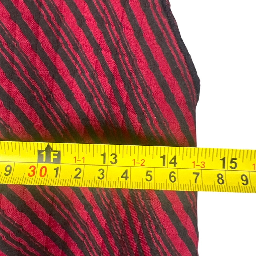 Habitat Red and Black Button Up Vest Women's Size S
