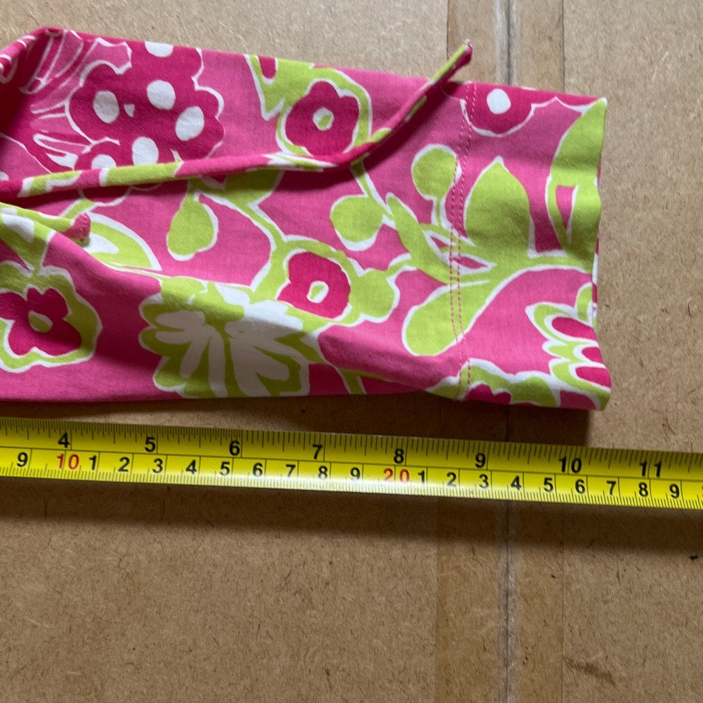 Lilly Pulitzer Pink Floral Women Off The Shoulder Top Size XS
