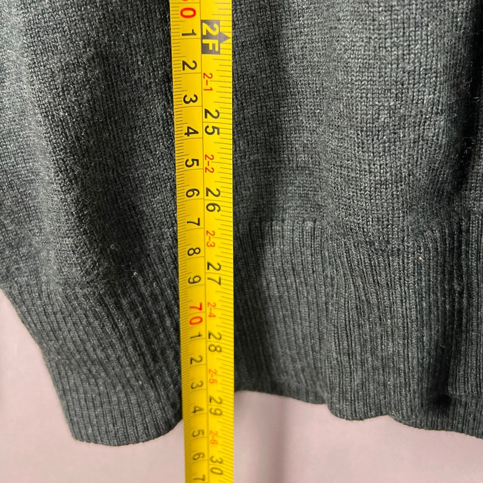 Banana Republic Pulllover Green Sweater Size Large Extra Fine Merino