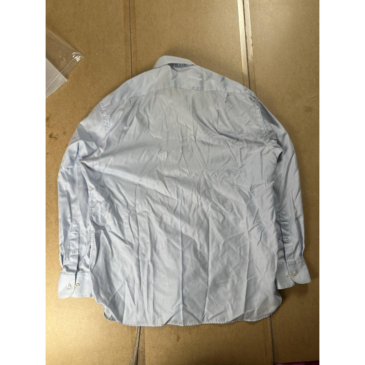Hammer Made Shirt Mens EU 44 Blue Long Sleeve Button Up Collared Business