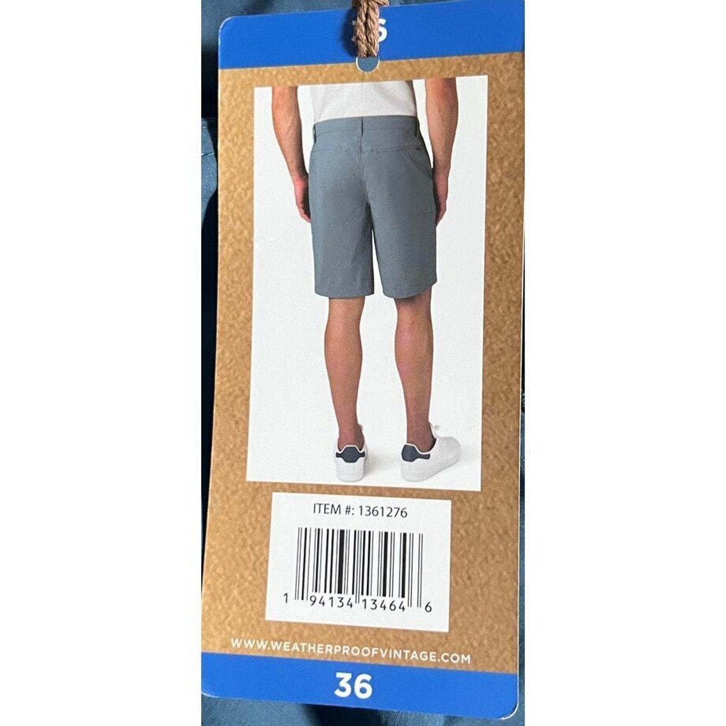 Weatherproof Vintage NWT W 36 Blue Dress Shorts
