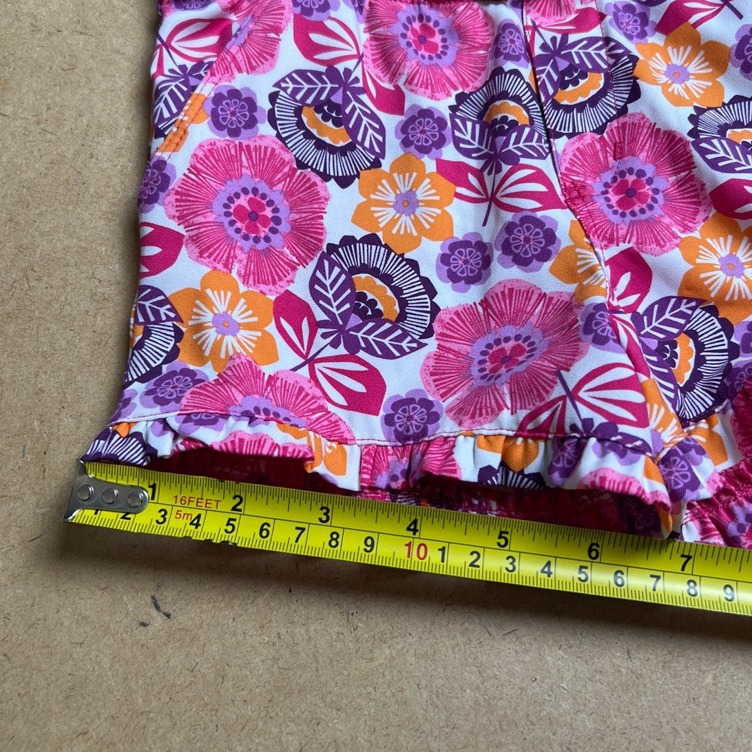 REI Pink Floral Girl Shorts Size 4T