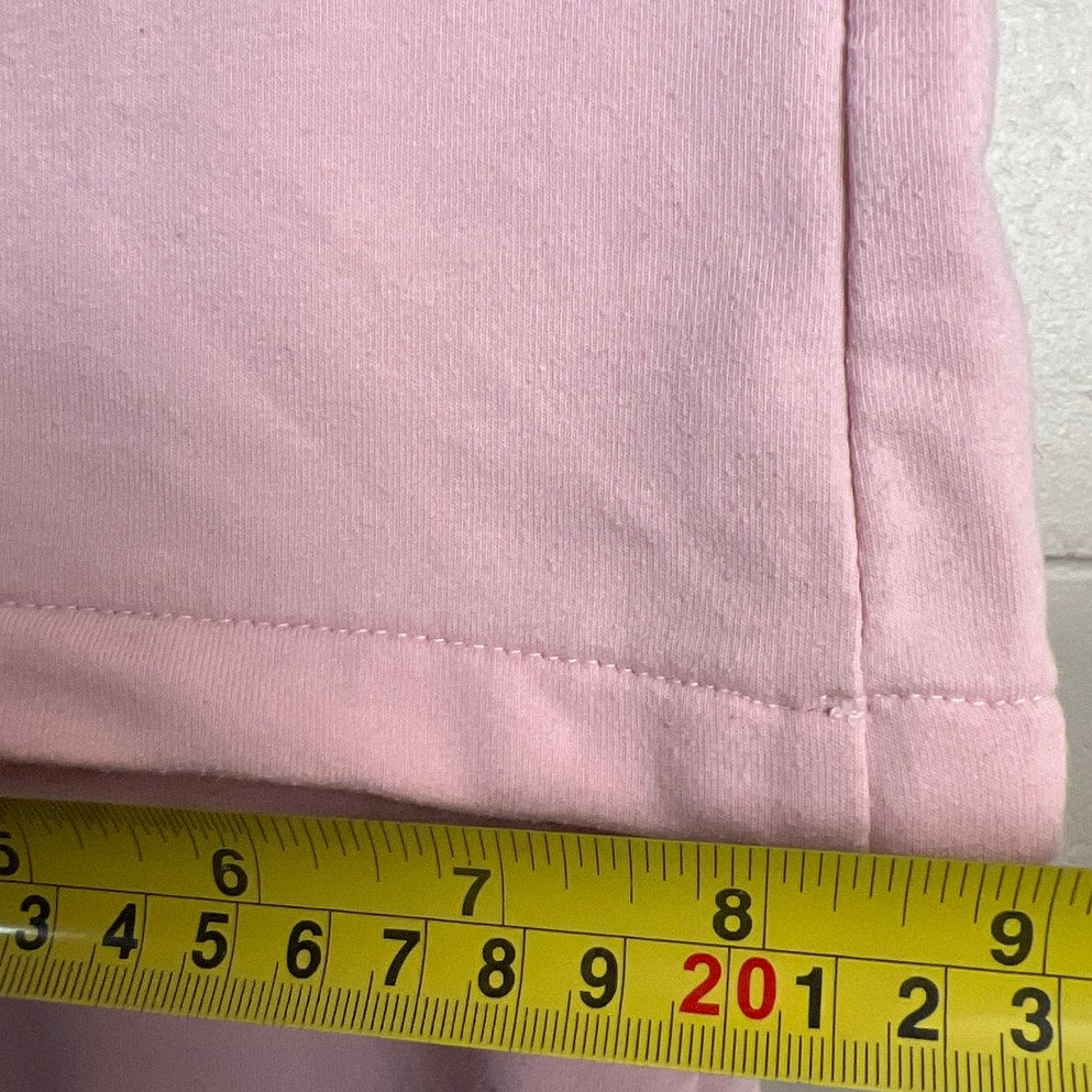 Coqueta Couture XL Pink Wide Flare Sweatpants Angel Wing