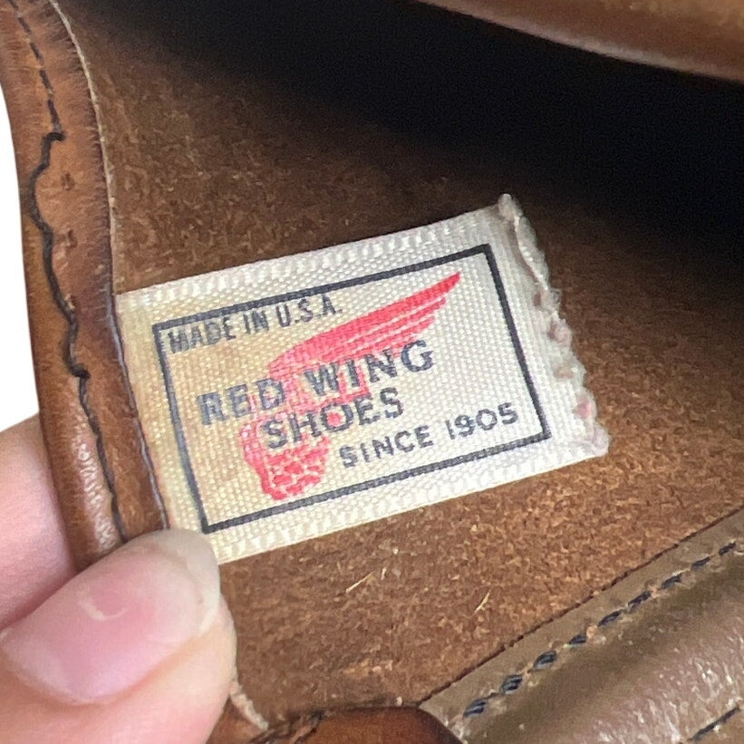 Redwing Made In USA Western Boots Brown Leather 8.5D