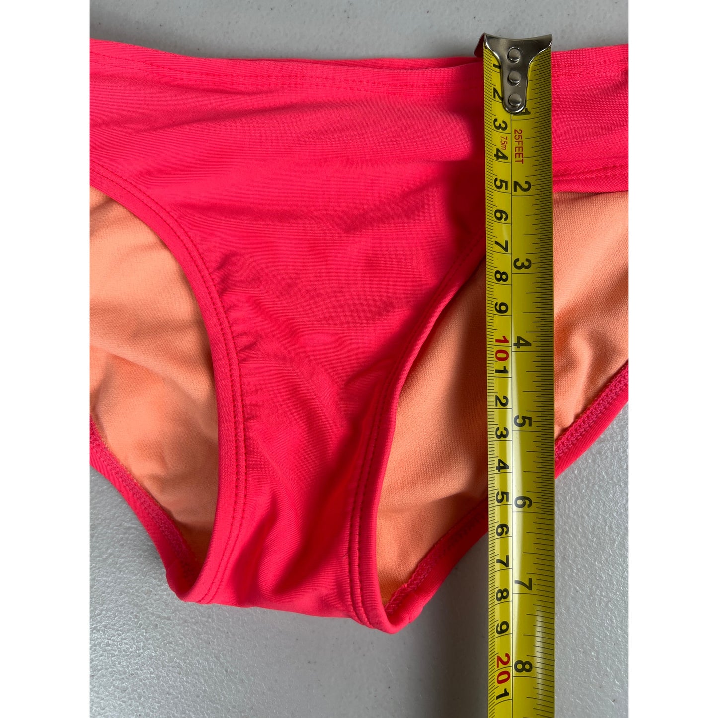 Xhiliration Size Small Orange Women Swimwear Set Bikini