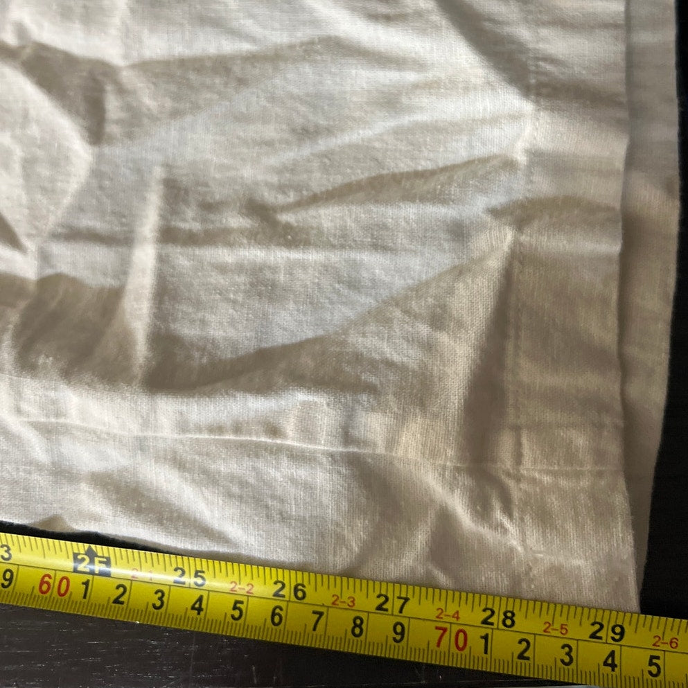 By & By XL Linen Flair Wide Leg White Pants