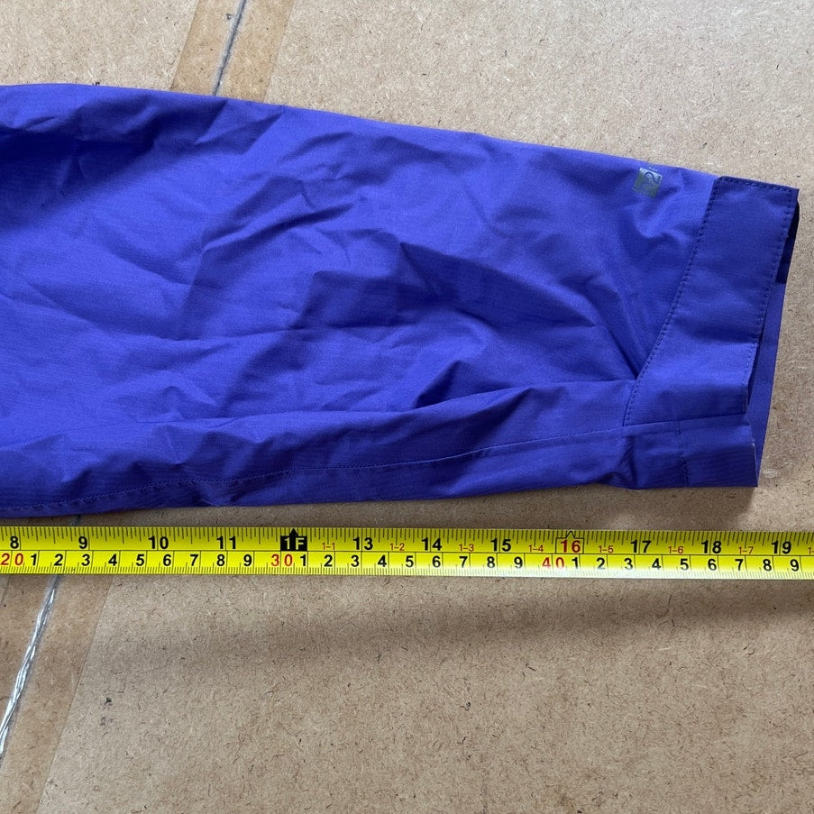 Patagonia Girls Purple Shell Lined Hooded Zipup Jacket Size XL