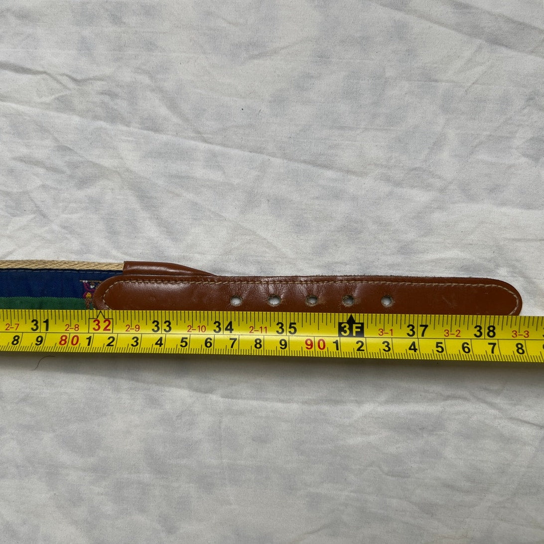 Brooks Brothers Belt Golf Figures Size 36