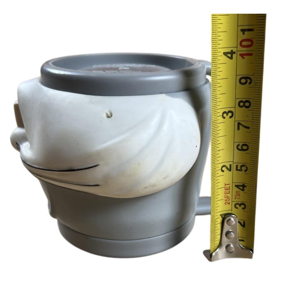 McDonald's Bugs Bunny Character Mug Gray 1992 Promotional Partners Made In China