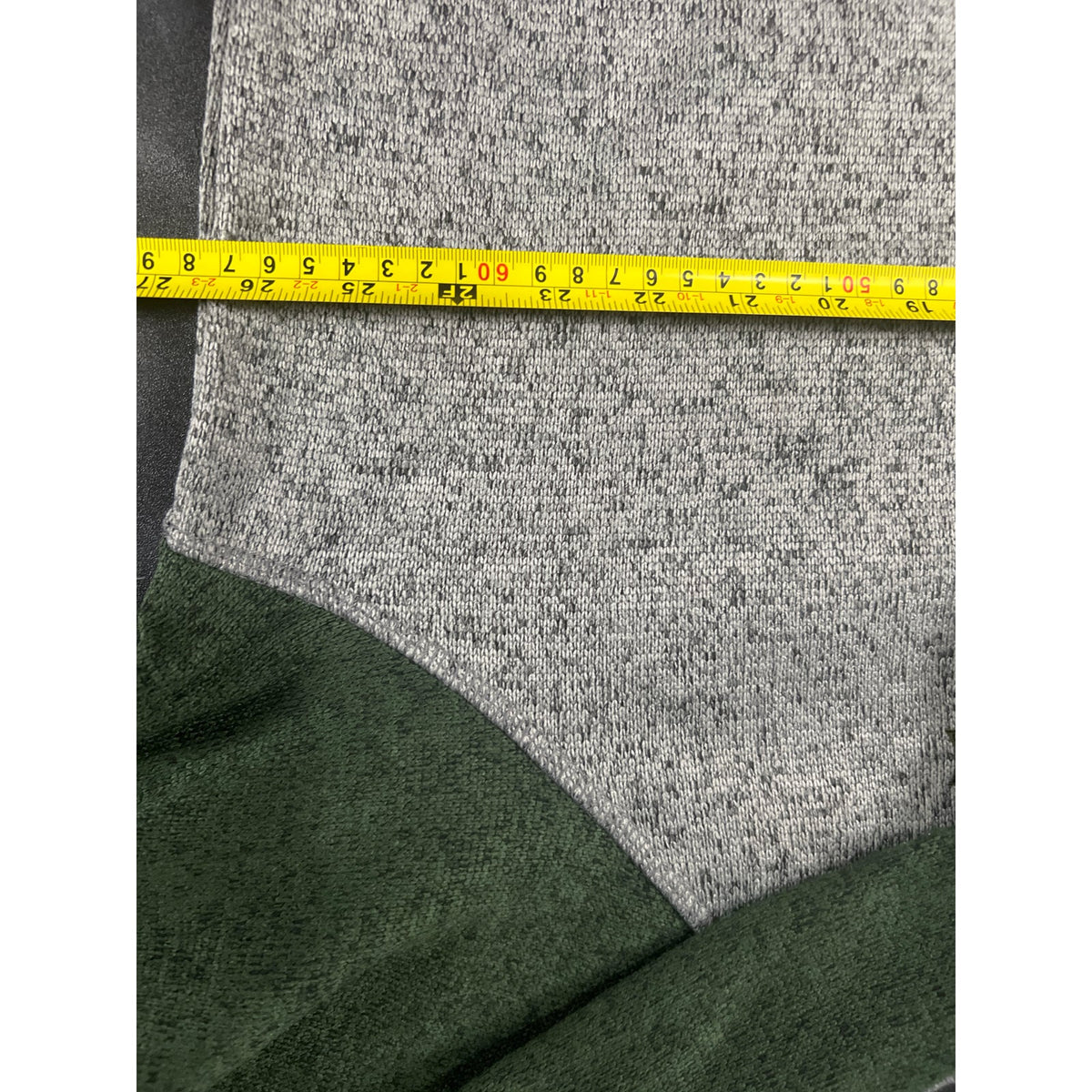 Duluth Pack Artisans NWT Quarter Zip Pullover Gray Green Sweater XL
