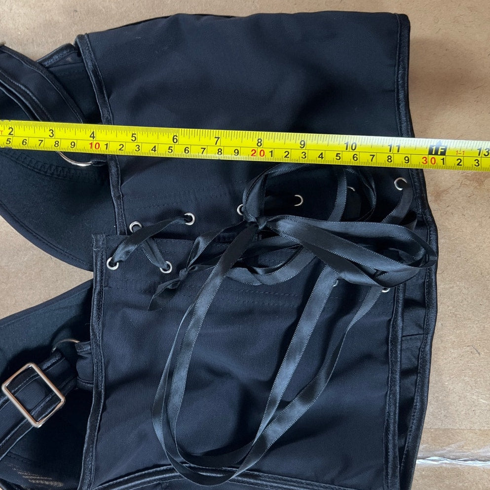 Black Women Corset Top Size Small