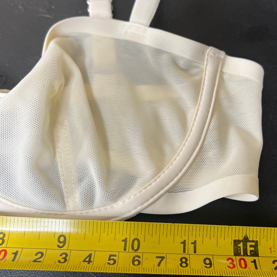 Out From Under Urban Outfitters Size 32B Underline White Bra