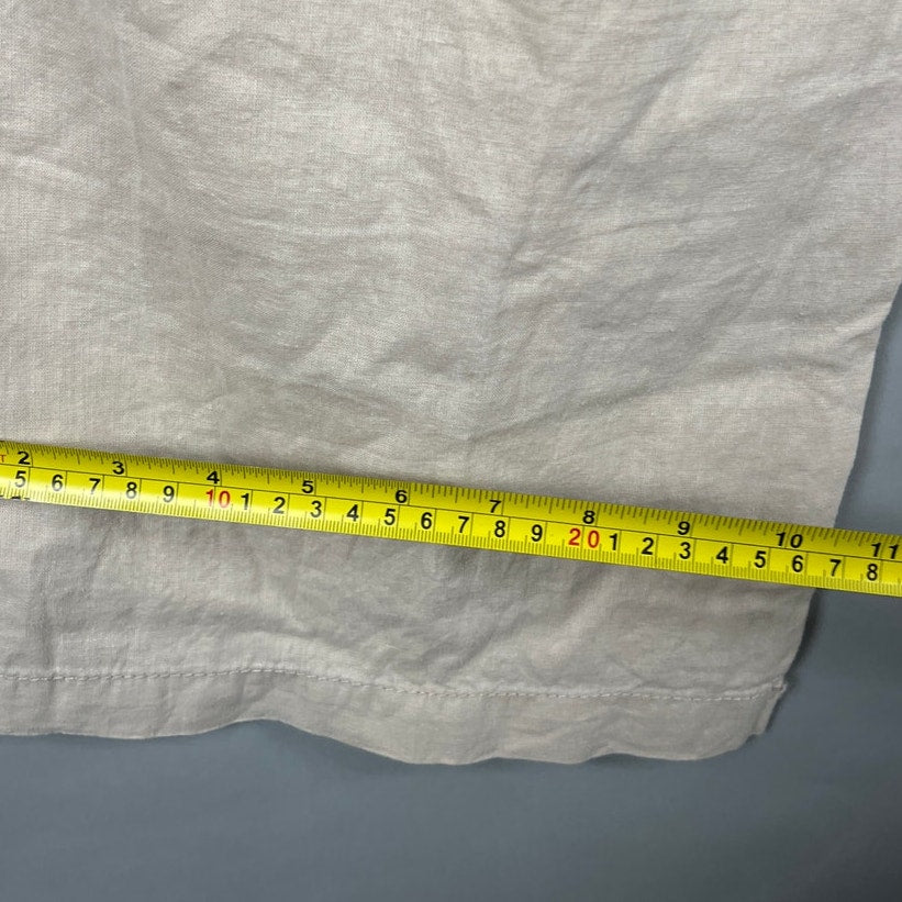 Patagonia Pants Women's 8 Cream Hemp Wide Leg Flare Drawstring Lightweight