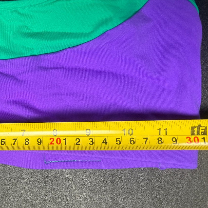 Elisabetta Rogiani Teal/Purple Bikini Top Size M