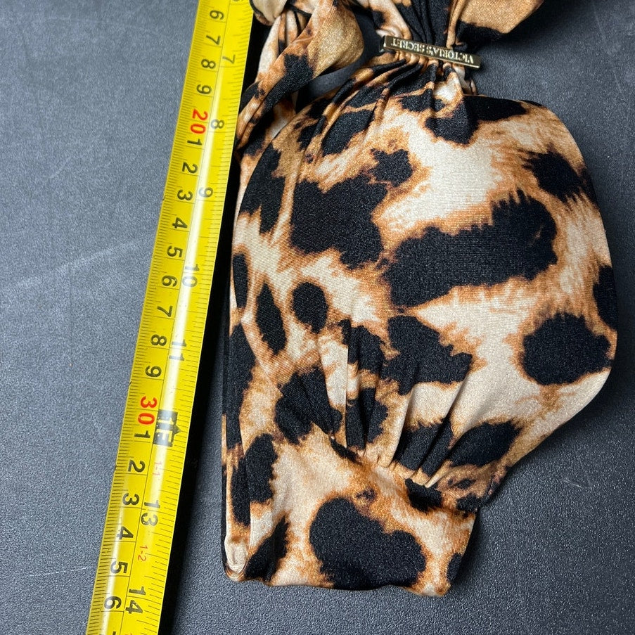 Victoria's Secret Victoria’s Secret Animal Print Bandeau Bikini Push Up Top Size 32D