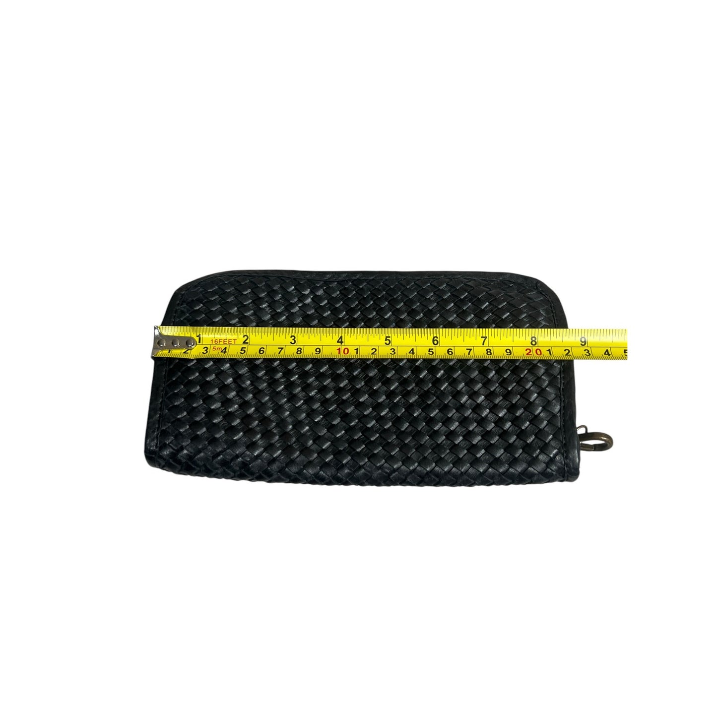 Viola Castellani Milano Genuine Leather Woven Hand Purse
