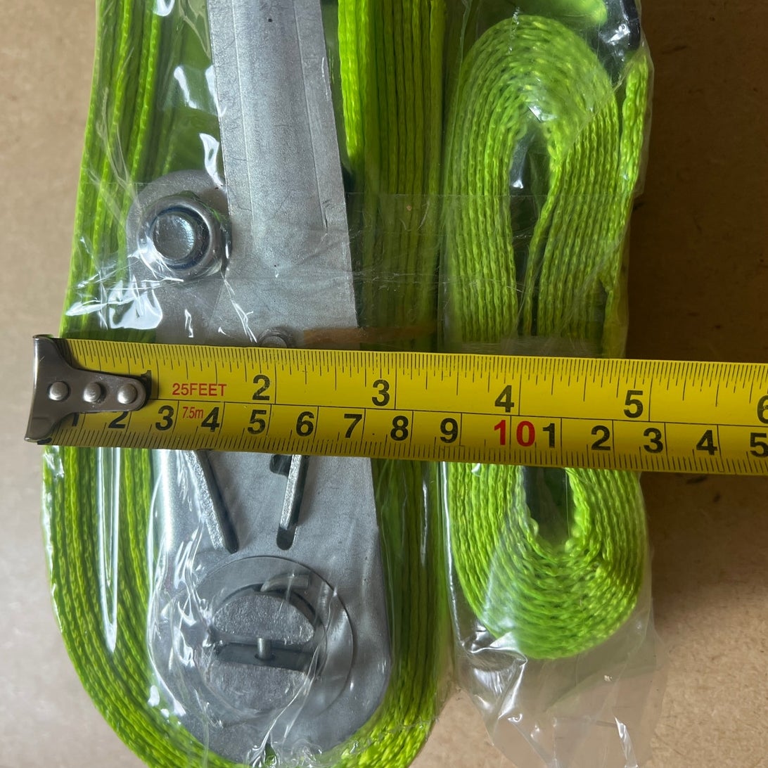 Sealed Neon Green Ratchet Strap