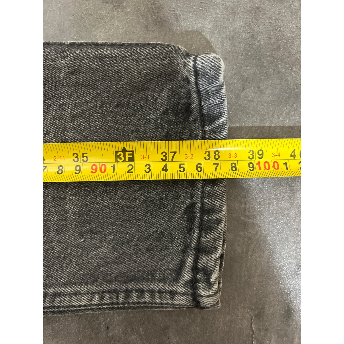 Guess George Marciano Size 28 Black Jeans Button Fly