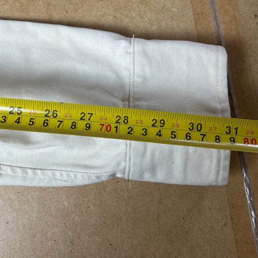The Explorer's Shirt White Long Sleeve Button-Up Size 40