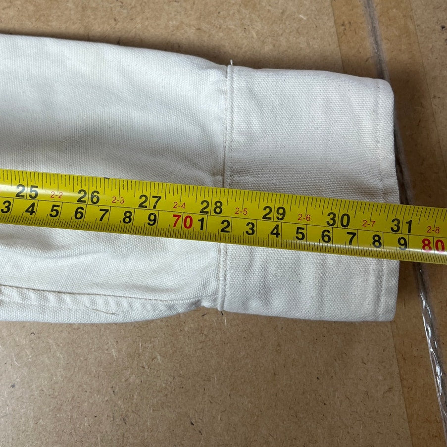 The Explorer's Shirt White Long Sleeve Button-Up Size 40