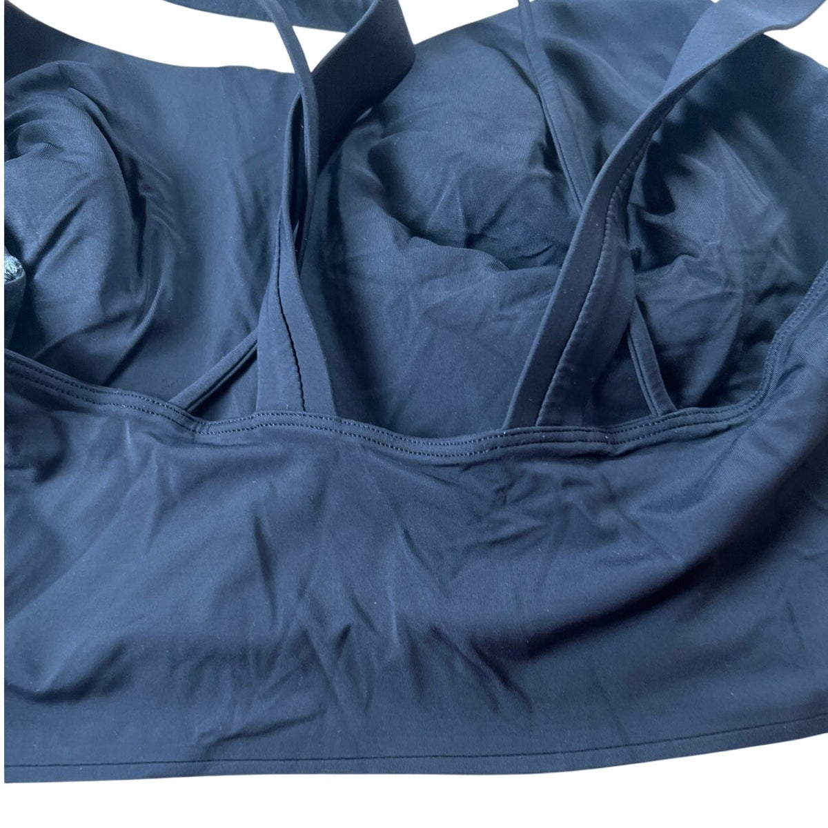 Lululemon Like a Cloud Longline Sports Bra XS Size 2 Black Wireless