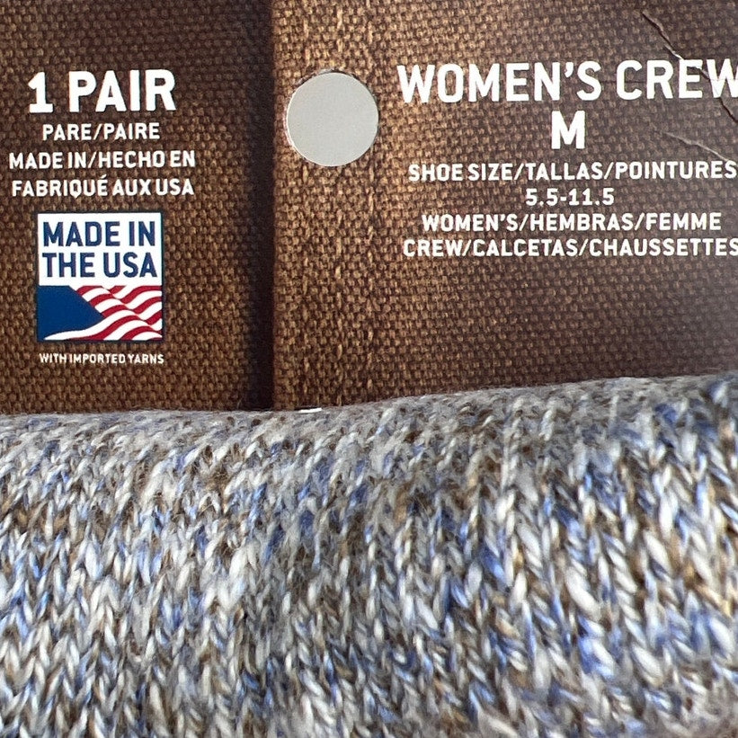 Carhartt All Hiker Crew Socks Season Women Crew Medium NWT