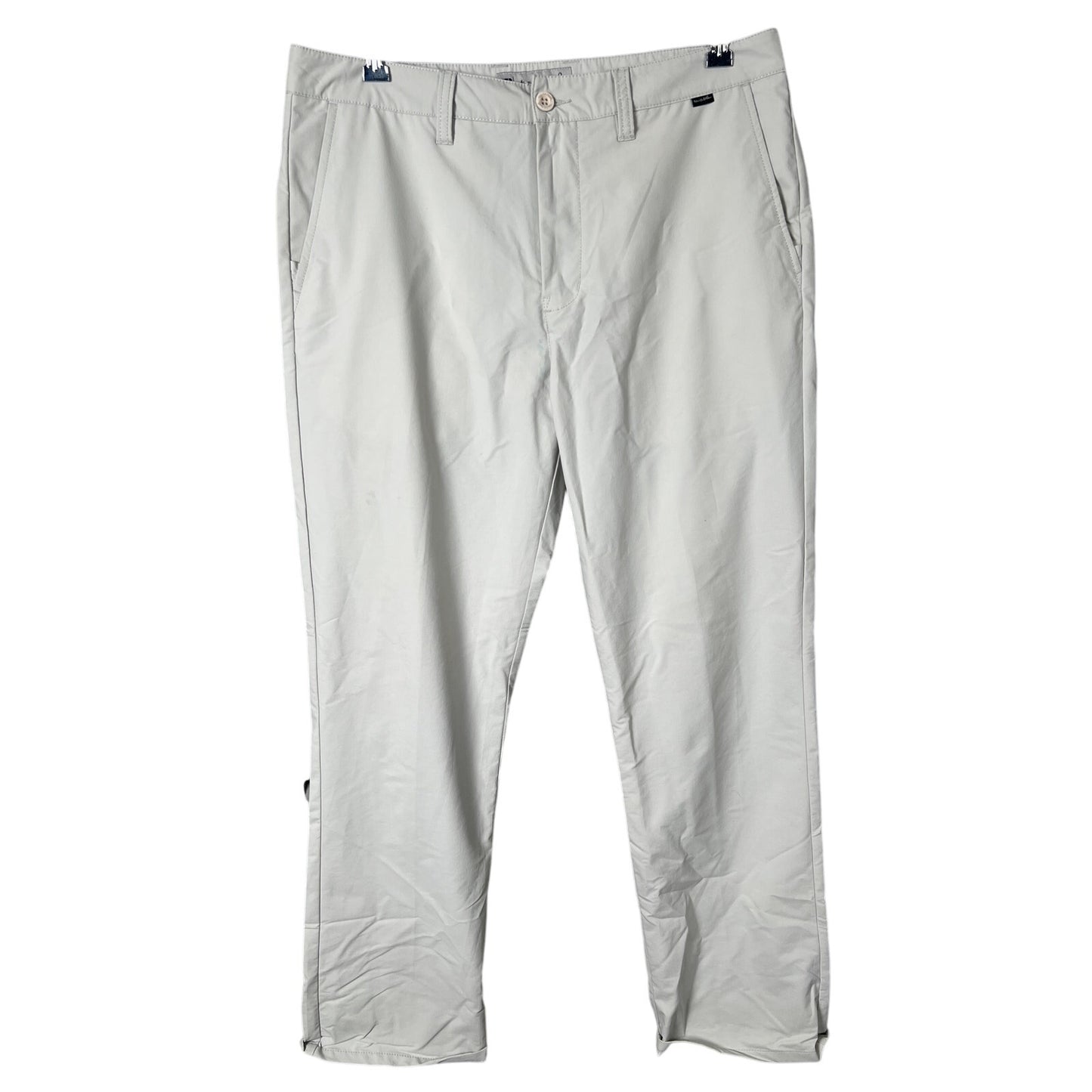Travis Mathew 34 Men's Pants Chino Flat Front Nylon Casual Stretch