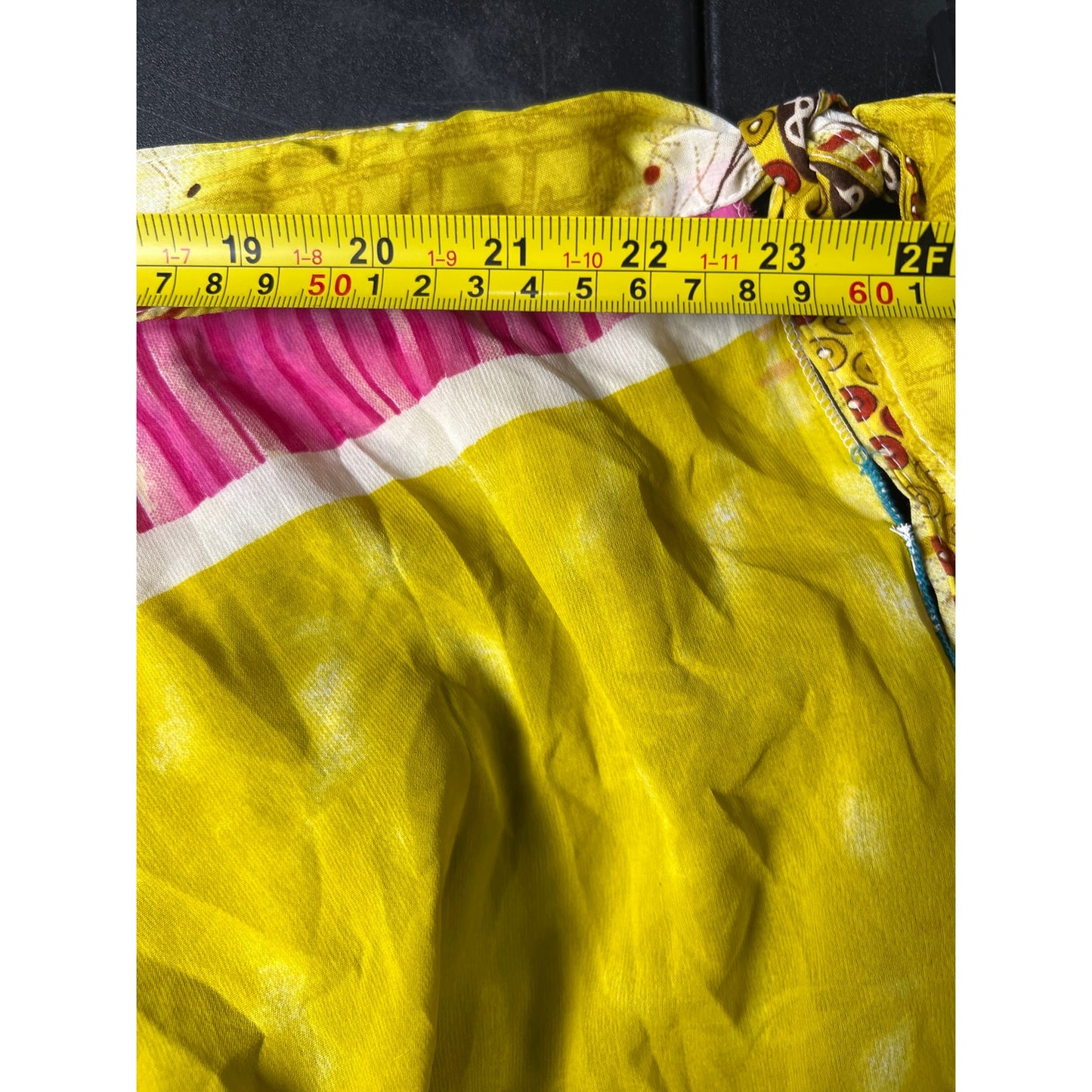 India Boutique Skirt Floral Patterned Full Wrap Reversable