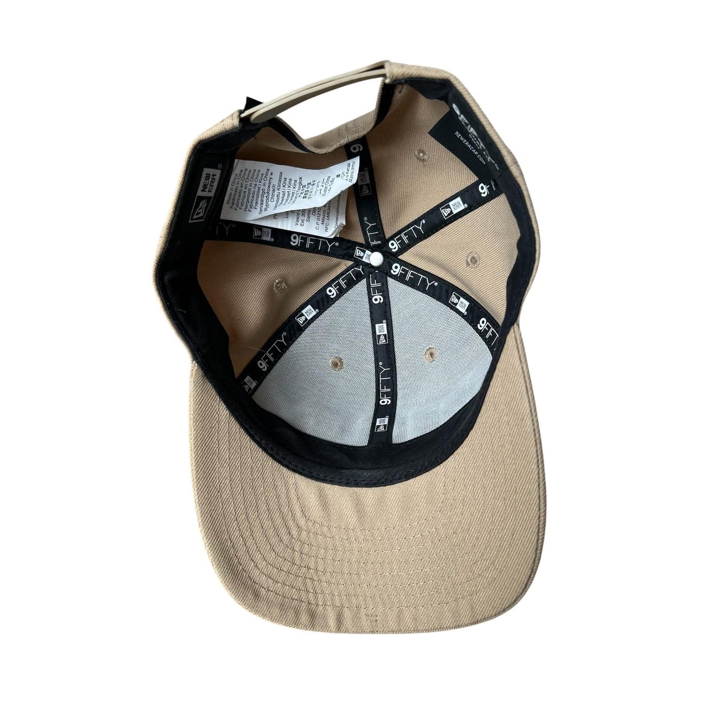 Oakley Hat Cap Snap Back Mens One Size Beige New Era 9FIFTY Original Fit Logo