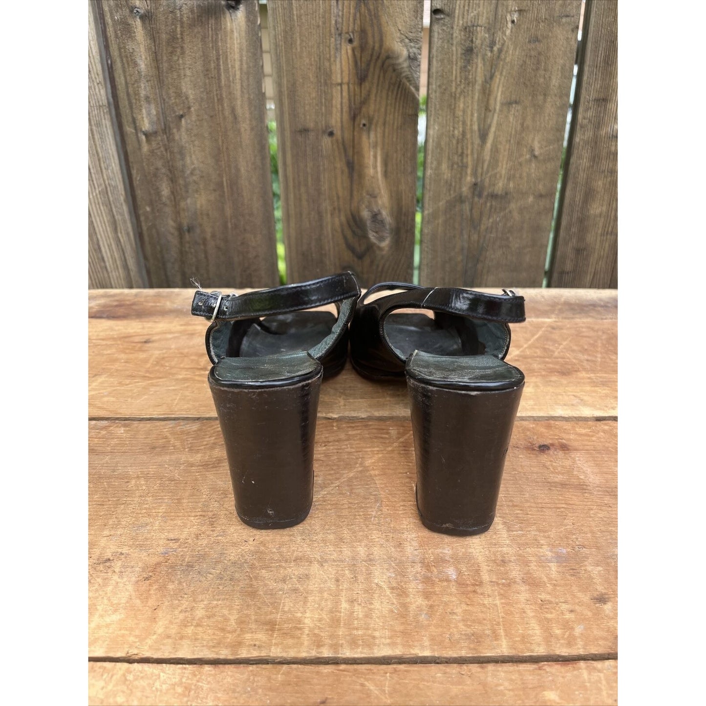 Vintage Charles Jourdan Black Heels Size 8 Some Heavy Wear