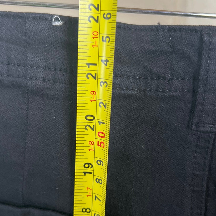 Bohme 22" Length Black NWT Button Skirt Size 29