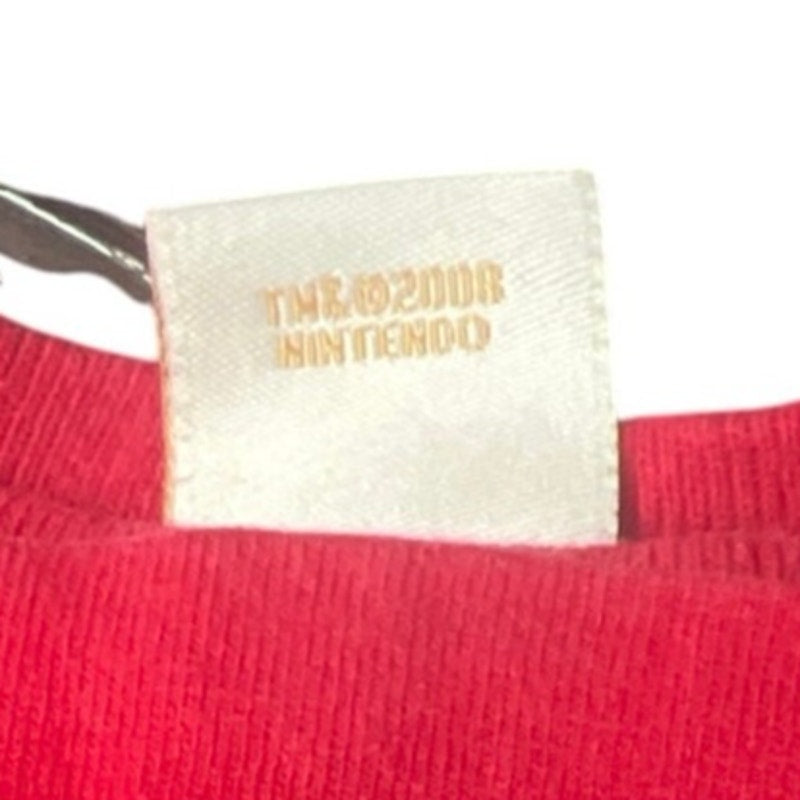 2008 New Super Mario Bros Nintendo Red Long Sleeve Large Kids