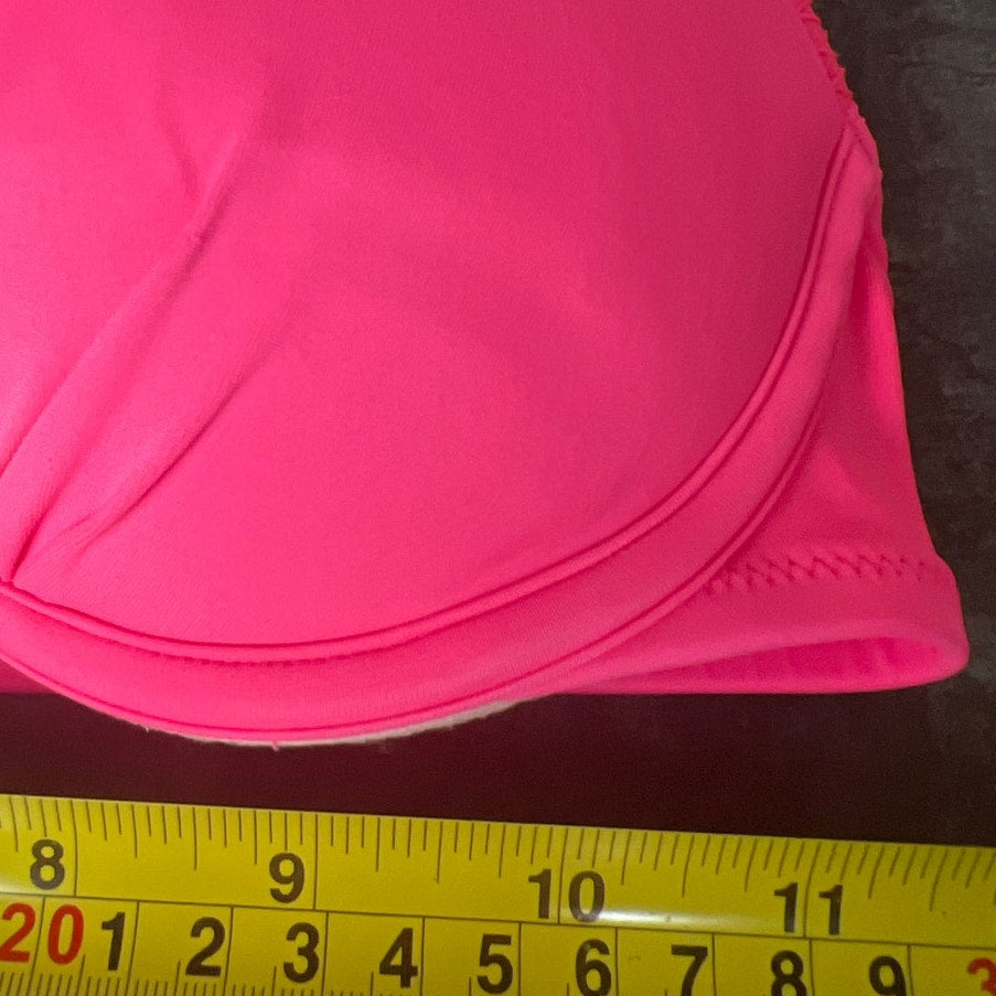 Victoria's Secret Pink Bikini Halter Top Adjustable Tie *Dimensions In Picture*