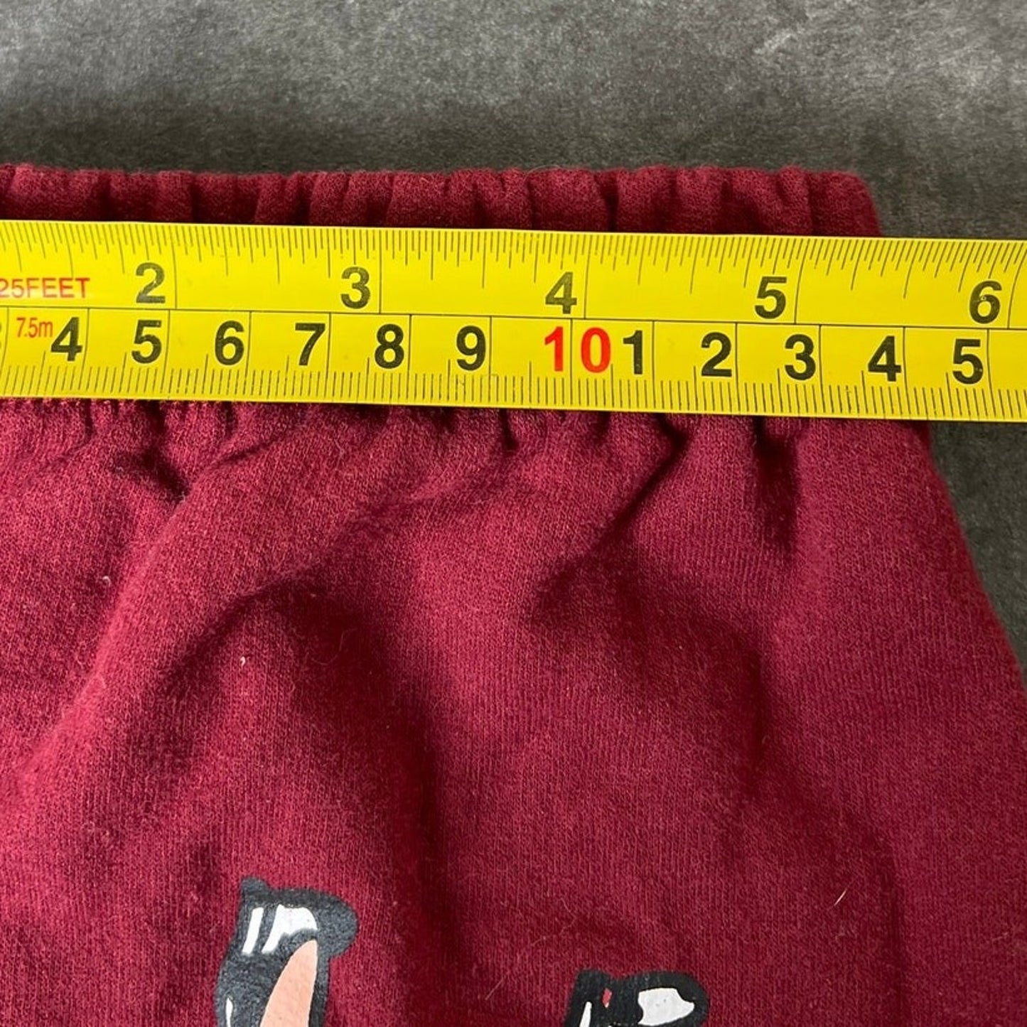 Betty Boop Youth 3XL 21 Red Graphic Sweatpants Unisex