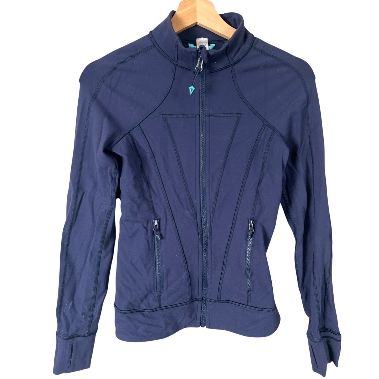 Ivivva By Lululemon Size 12 Blue Zip Up Jacket