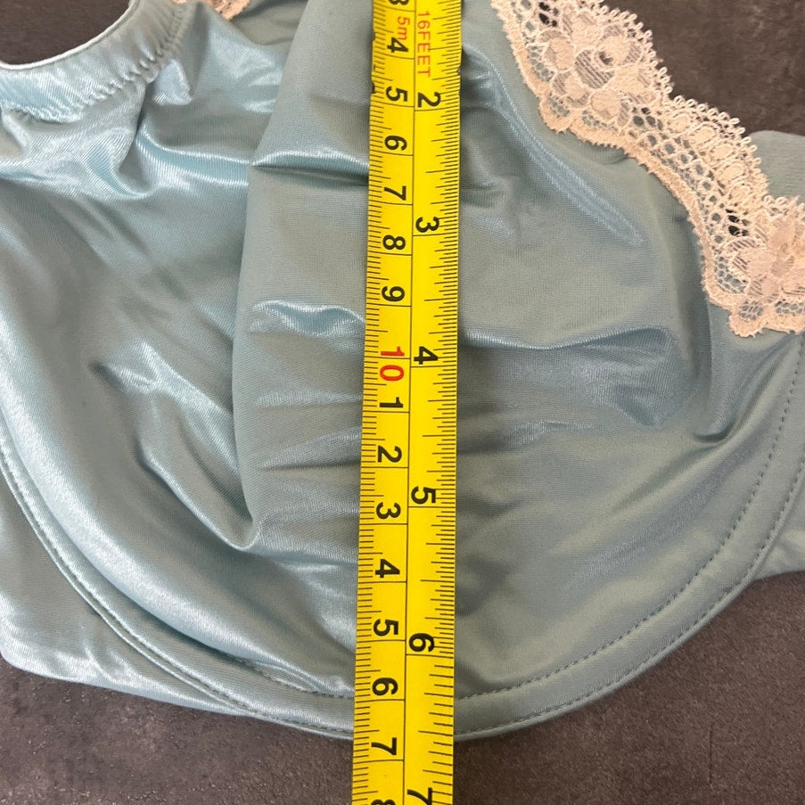 Victoria Secret Dream Angel Unlined Blue Lace Bra 36DDD