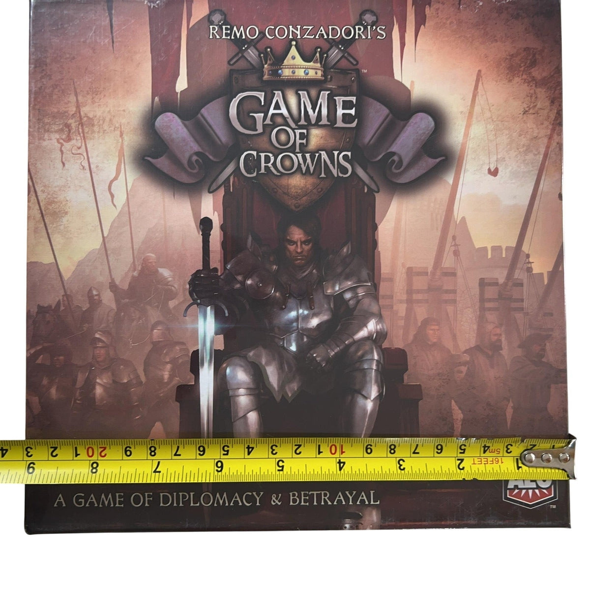 Alderac Game Of Crowns Strategy Board Game 2015 4-8 Players Diplomacy AEG