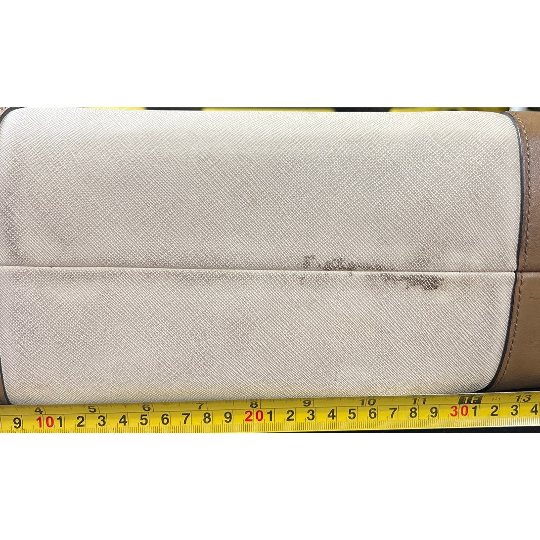 Tumi Tan 73105SN Turin Shopper Tote Leather Purse