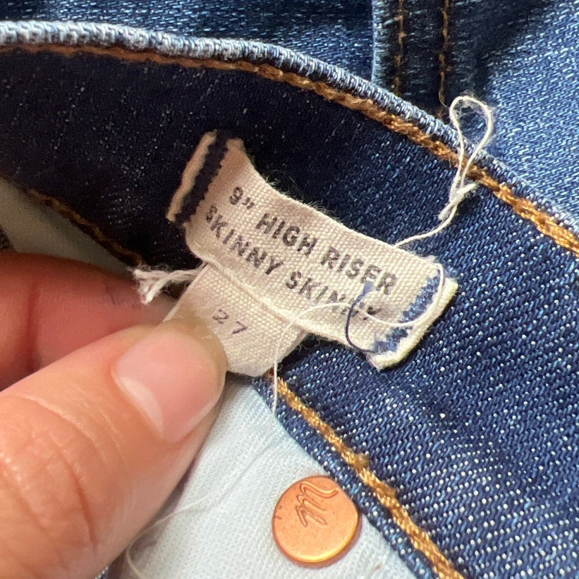 Madewell High Rise Skinny Jean Women Size 27
