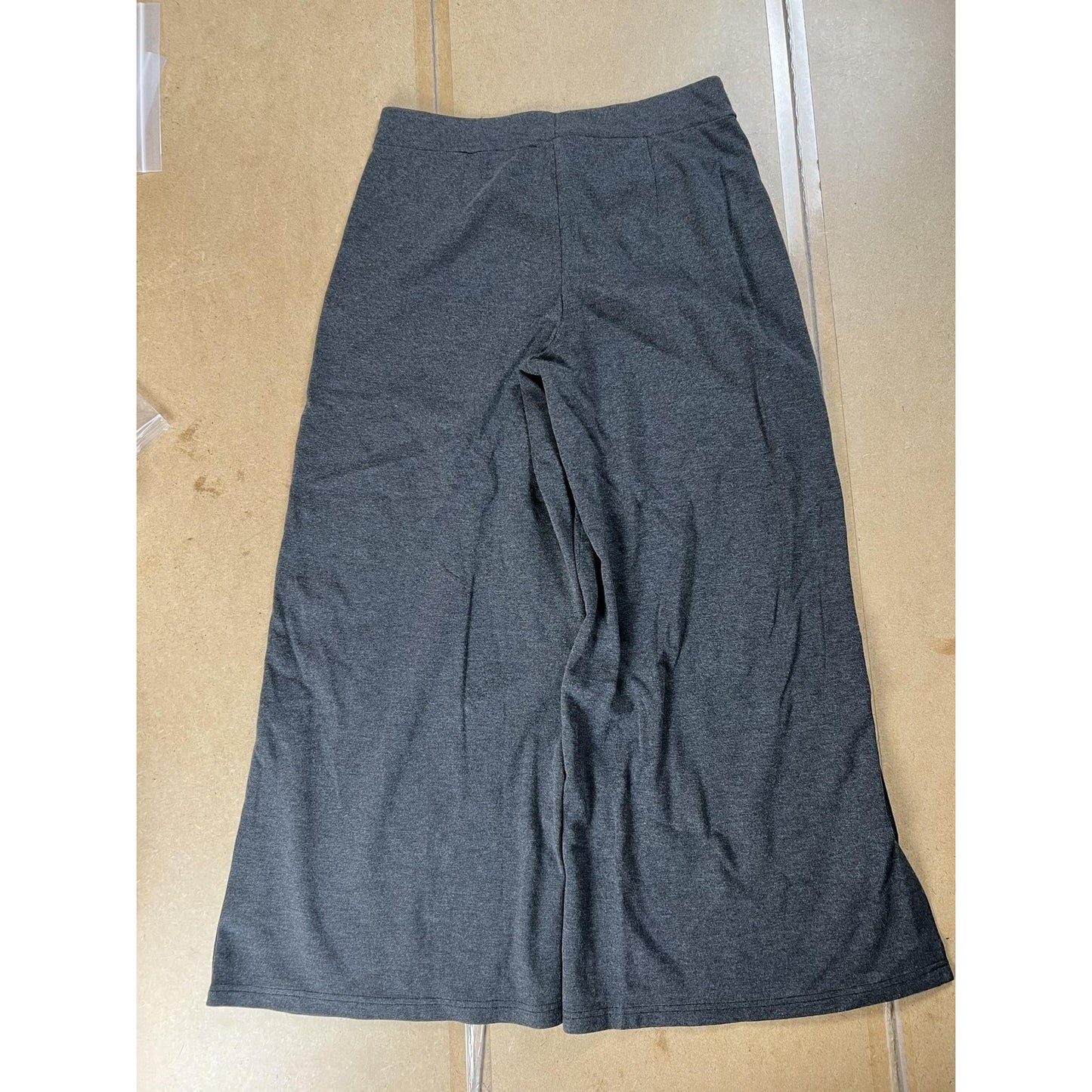 Patrizia Luca Pants Womens L Gray Jersey Sweatpants Elastic Waist Pockets