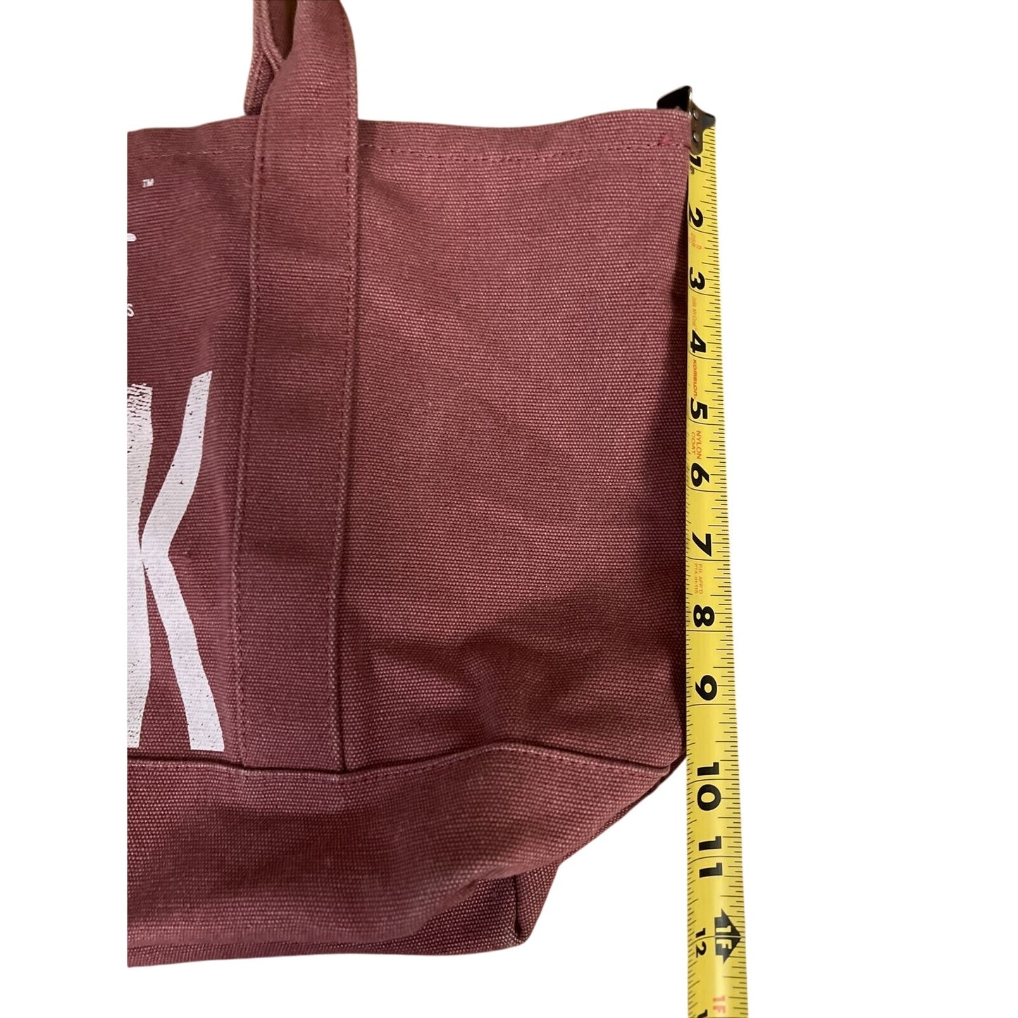 WILL LEATHER GOODS ENK Pink Canvas Tote Bag Oregon